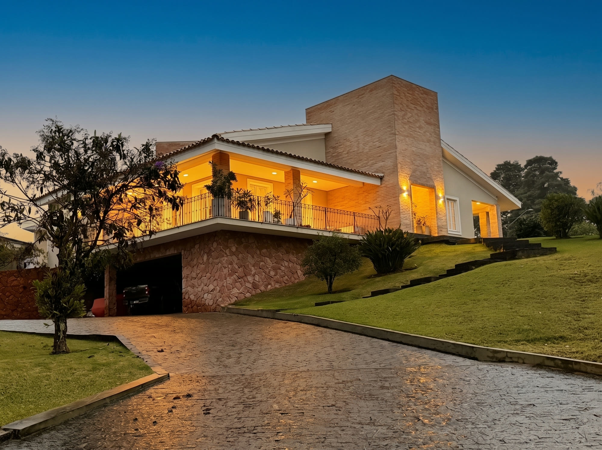 Uma casa com cara de casa, no Santa Maria